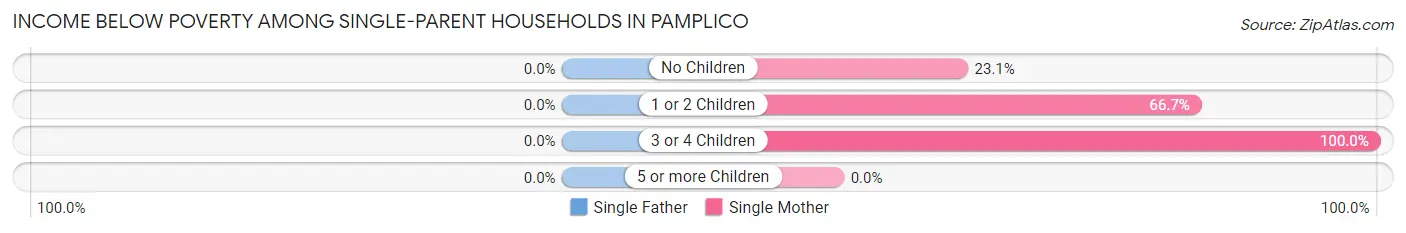Income Below Poverty Among Single-Parent Households in Pamplico