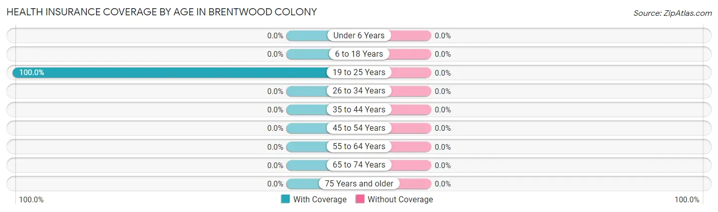 Health Insurance Coverage by Age in Brentwood Colony