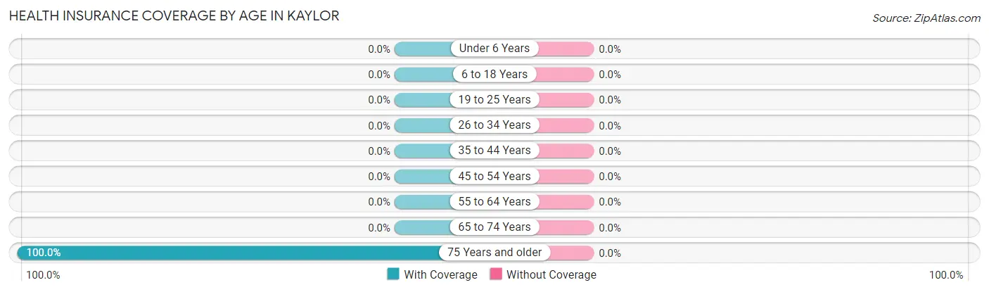 Health Insurance Coverage by Age in Kaylor