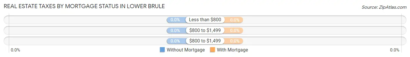 Real Estate Taxes by Mortgage Status in Lower Brule