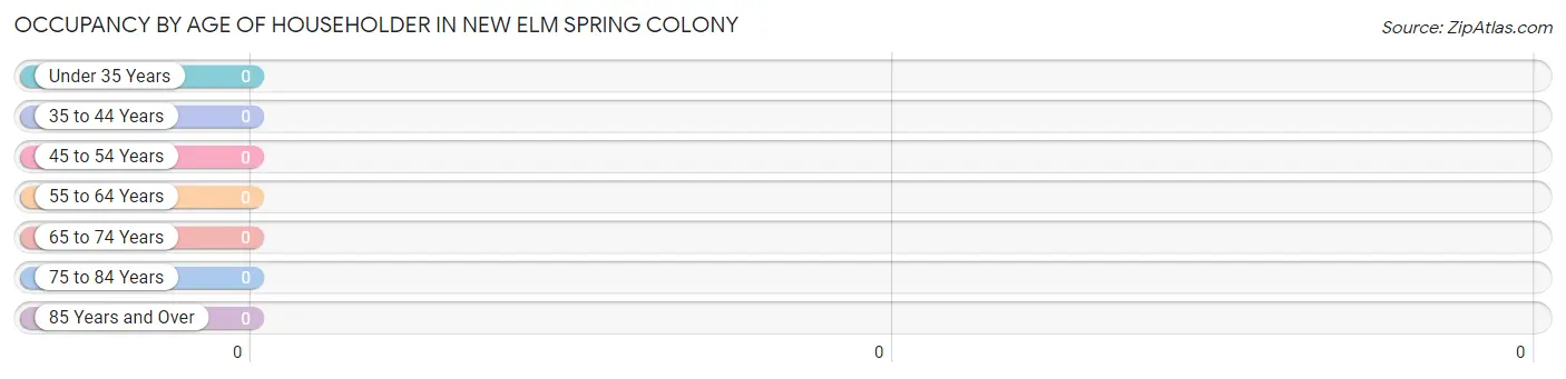 Occupancy by Age of Householder in New Elm Spring Colony