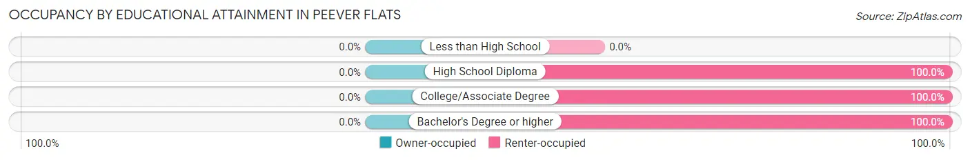 Occupancy by Educational Attainment in Peever Flats