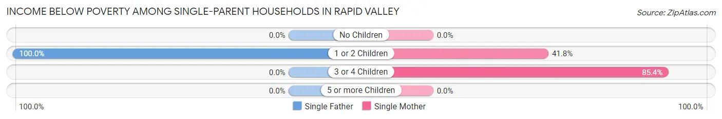 Income Below Poverty Among Single-Parent Households in Rapid Valley