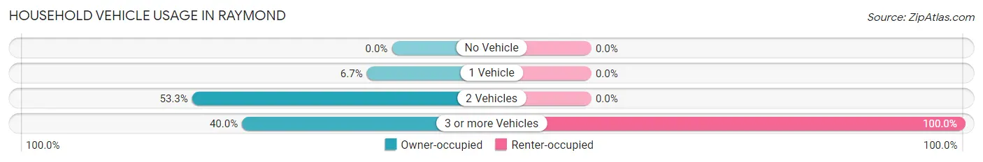 Household Vehicle Usage in Raymond