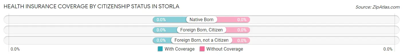 Health Insurance Coverage by Citizenship Status in Storla