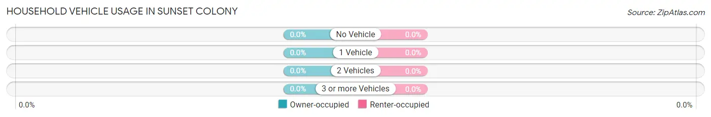 Household Vehicle Usage in Sunset Colony
