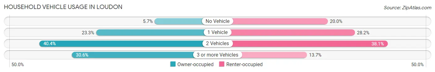 Household Vehicle Usage in Loudon