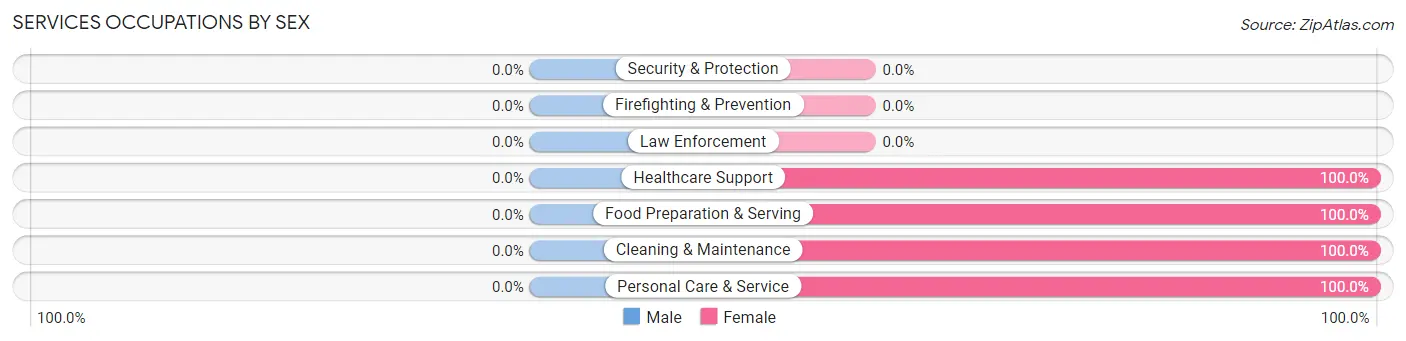Services Occupations by Sex in McLemoresville