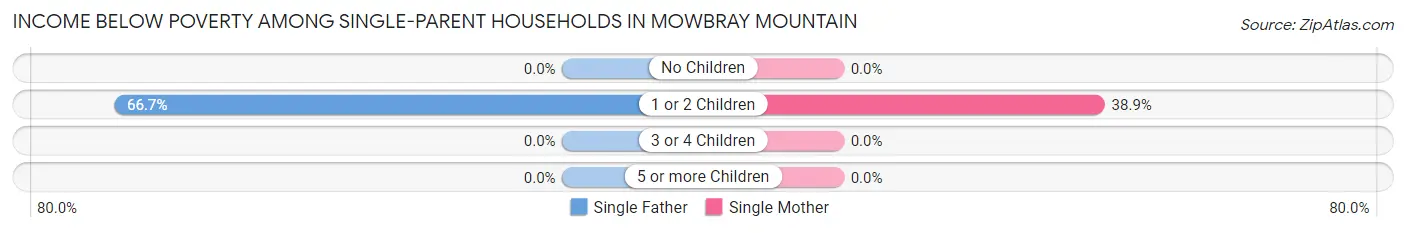 Income Below Poverty Among Single-Parent Households in Mowbray Mountain