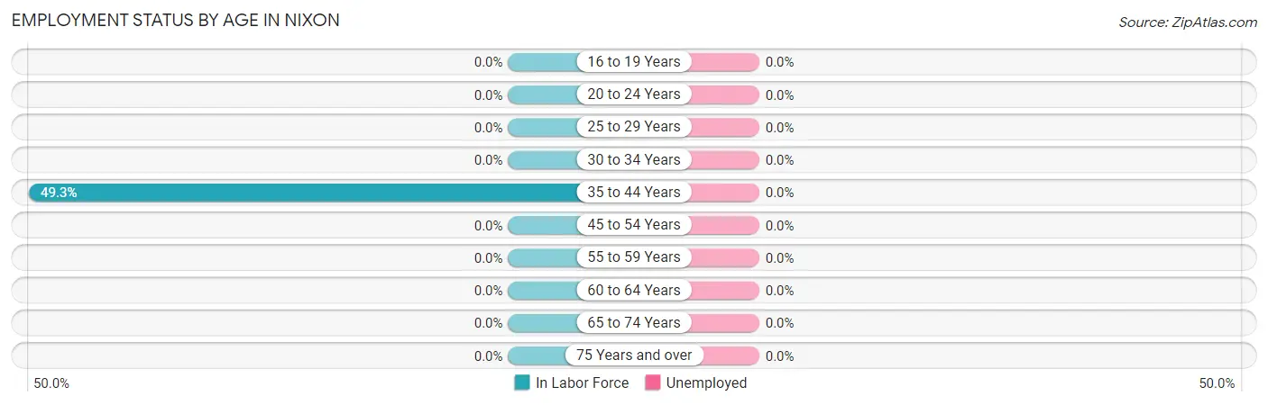 Employment Status by Age in Nixon