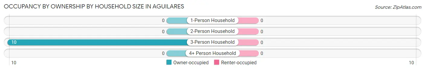 Occupancy by Ownership by Household Size in Aguilares