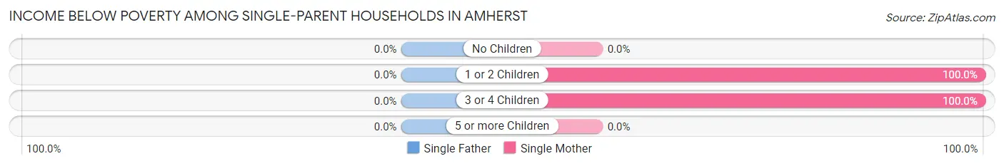 Income Below Poverty Among Single-Parent Households in Amherst