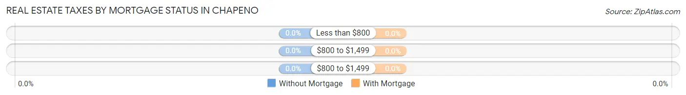 Real Estate Taxes by Mortgage Status in Chapeno