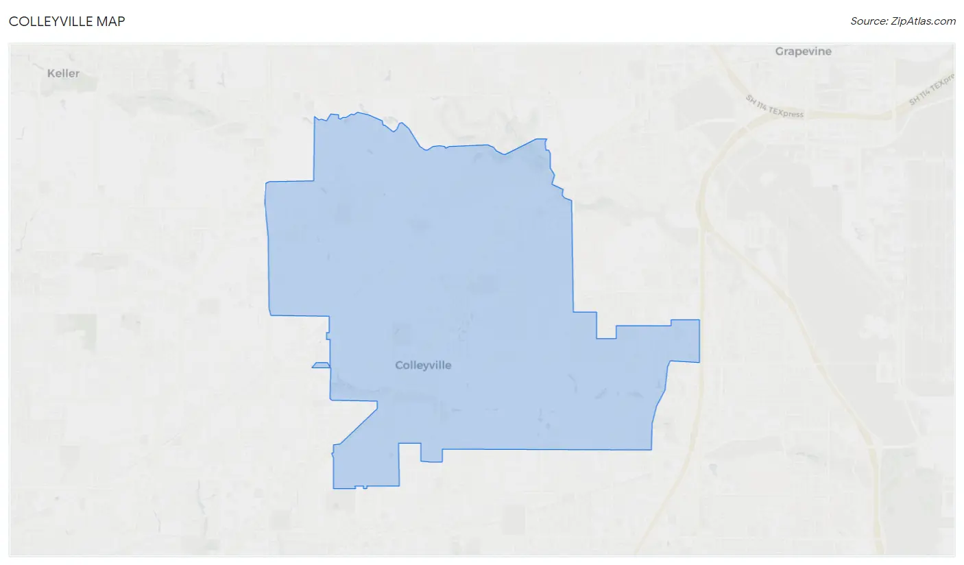 Colleyville Map