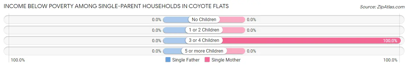 Income Below Poverty Among Single-Parent Households in Coyote Flats