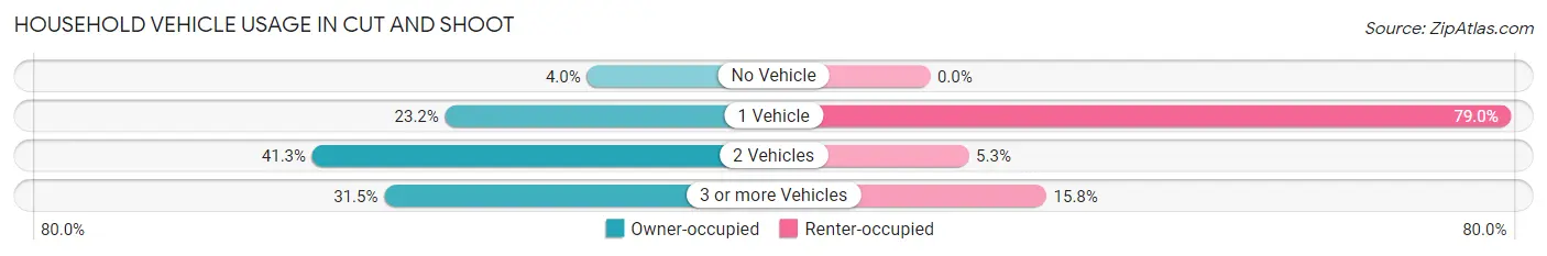 Household Vehicle Usage in Cut and Shoot