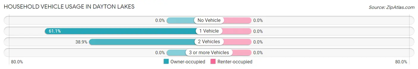 Household Vehicle Usage in Dayton Lakes