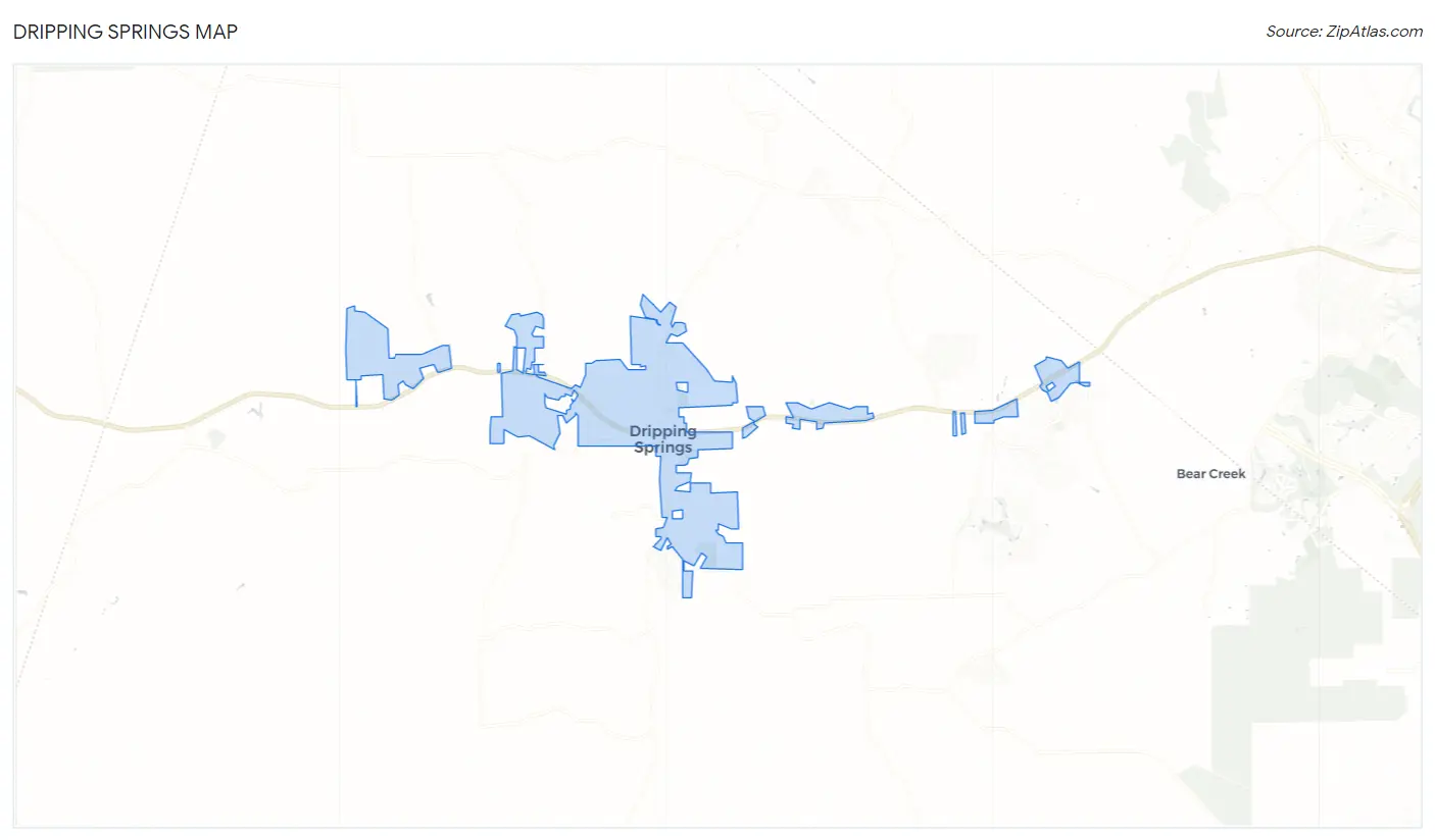 Dripping Springs Map
