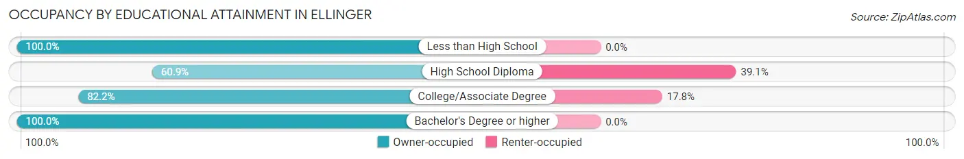 Occupancy by Educational Attainment in Ellinger