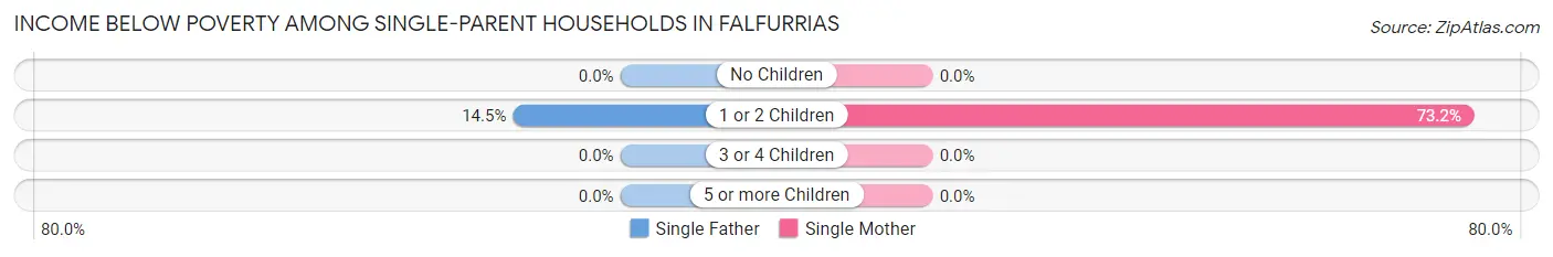 Income Below Poverty Among Single-Parent Households in Falfurrias