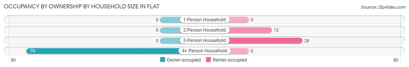 Occupancy by Ownership by Household Size in Flat