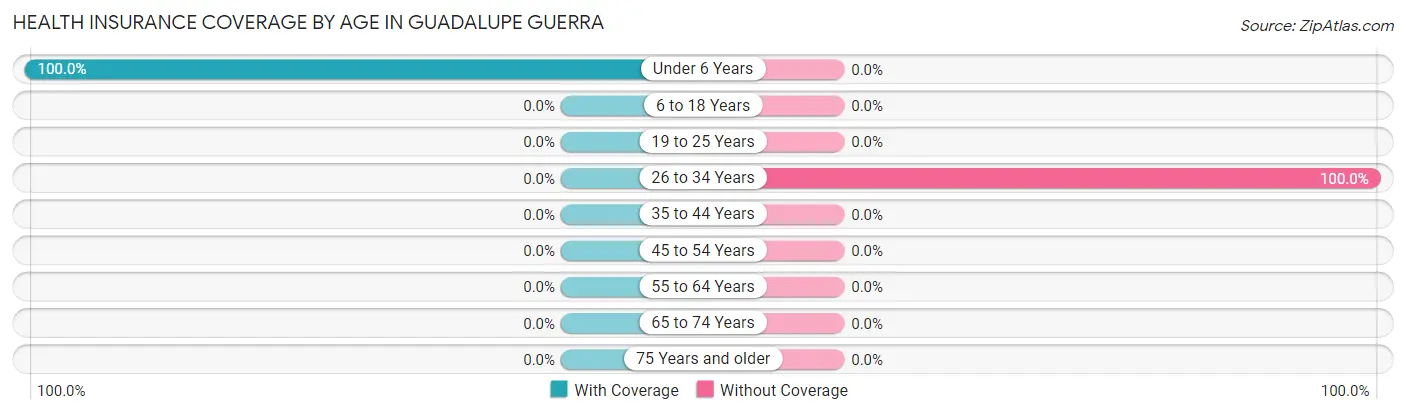 Health Insurance Coverage by Age in Guadalupe Guerra