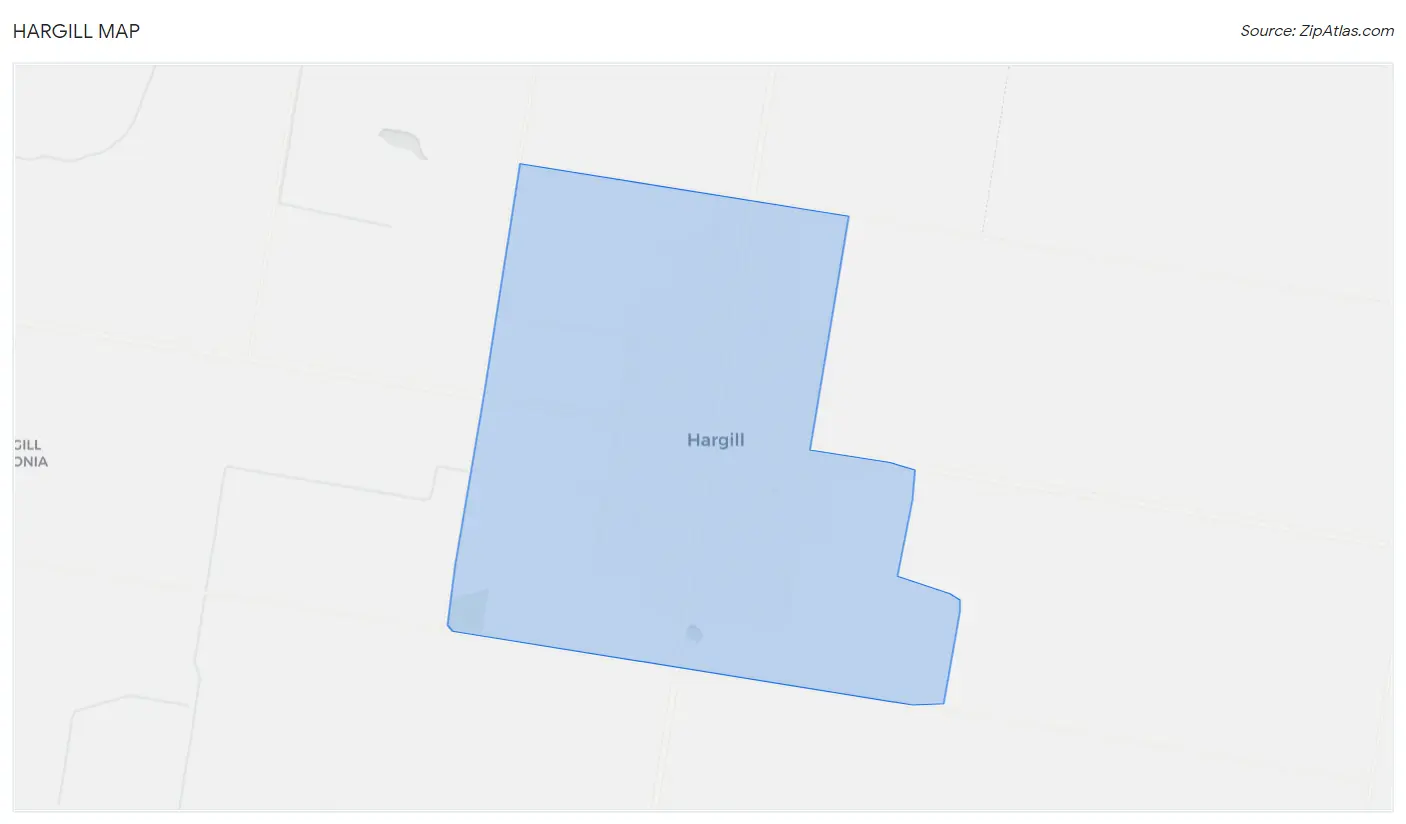 Hargill Map