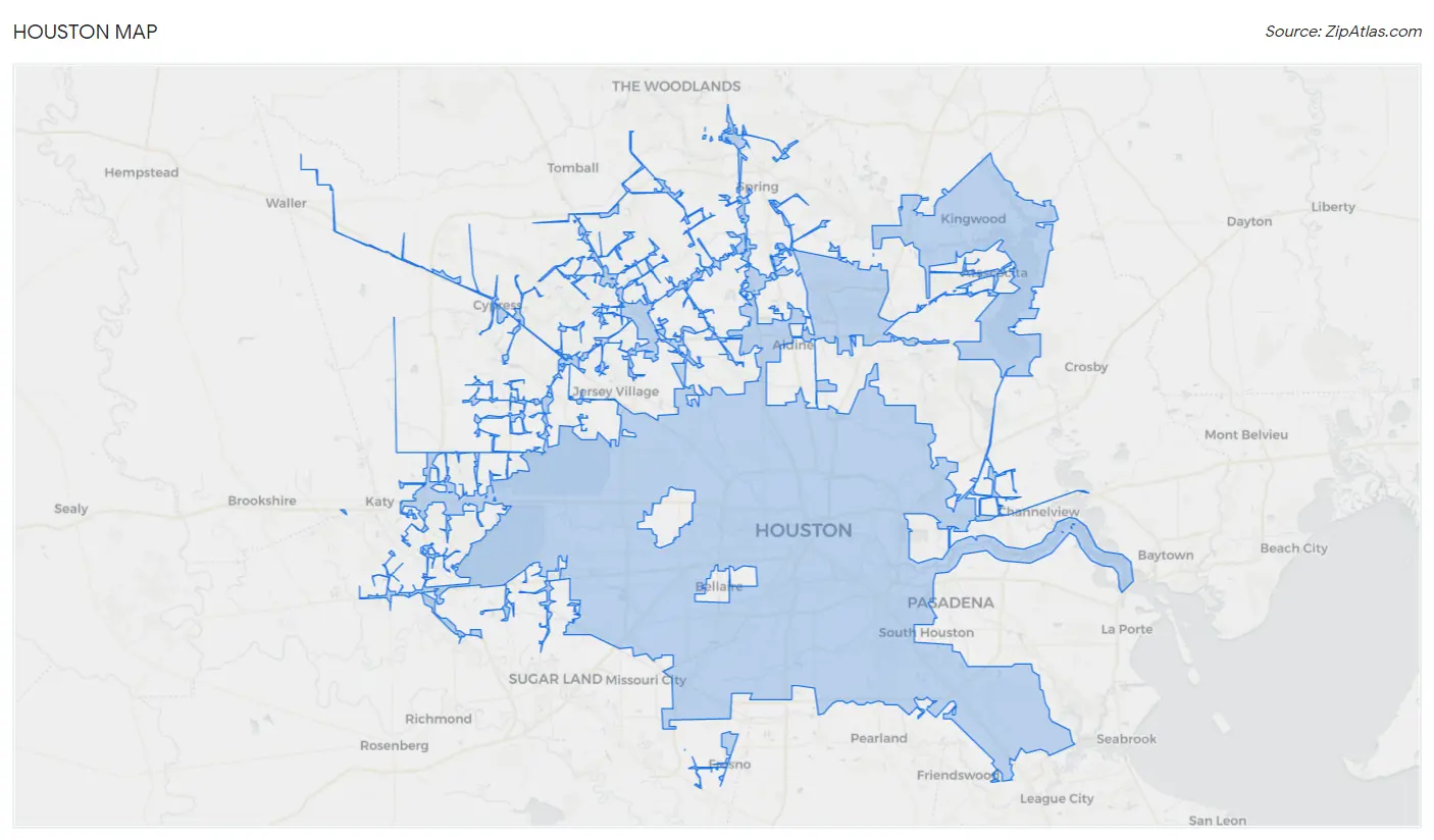 Houston Map