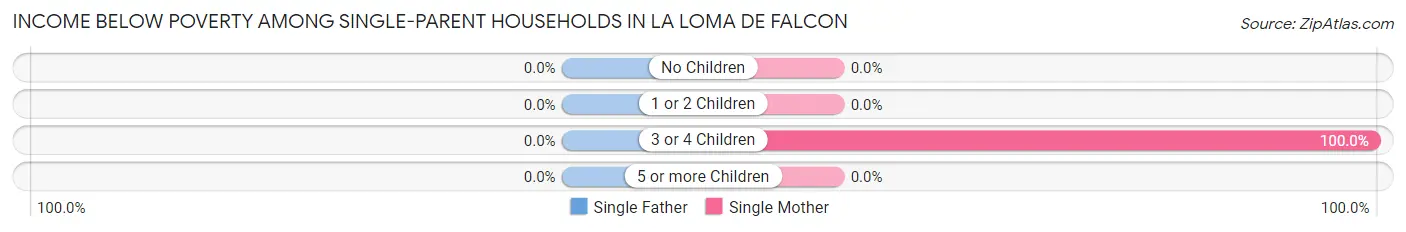 Income Below Poverty Among Single-Parent Households in La Loma de Falcon