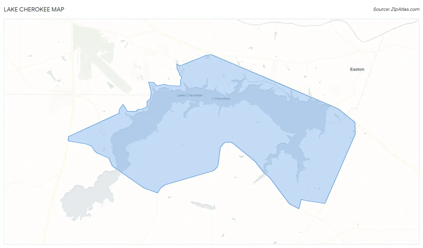 Lake Cherokee Map
