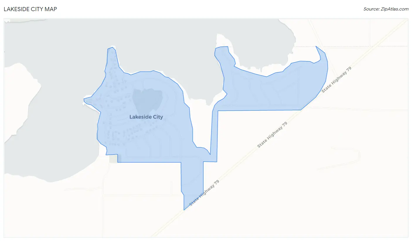 Lakeside City Map