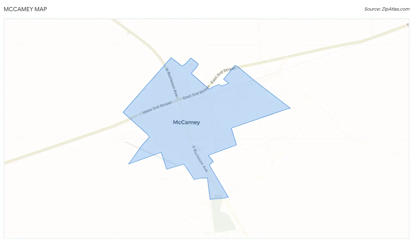 McCamey Map