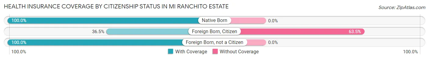 Health Insurance Coverage by Citizenship Status in Mi Ranchito Estate