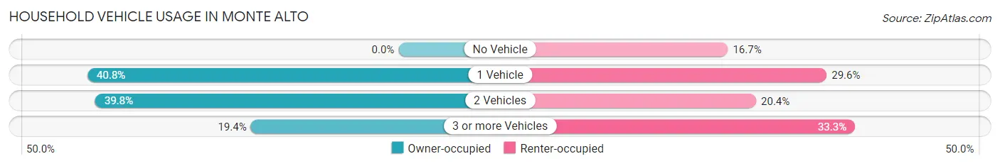 Household Vehicle Usage in Monte Alto