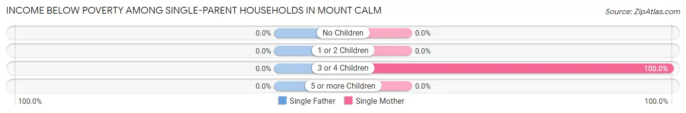 Income Below Poverty Among Single-Parent Households in Mount Calm