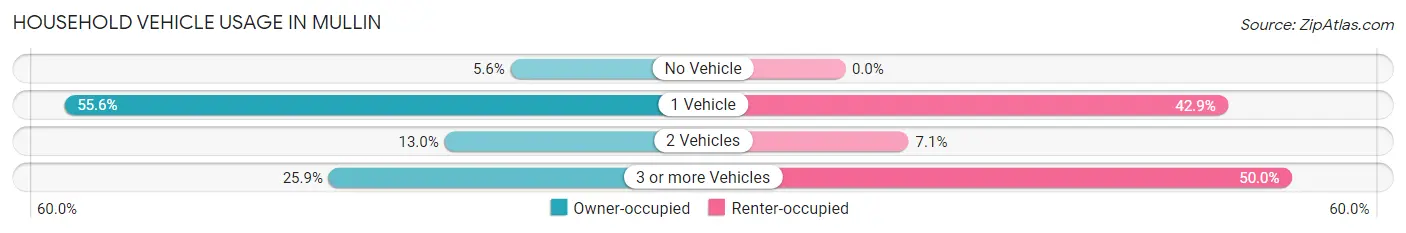 Household Vehicle Usage in Mullin