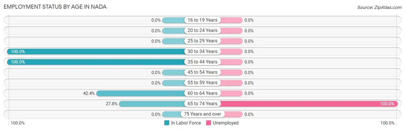 Employment Status by Age in Nada