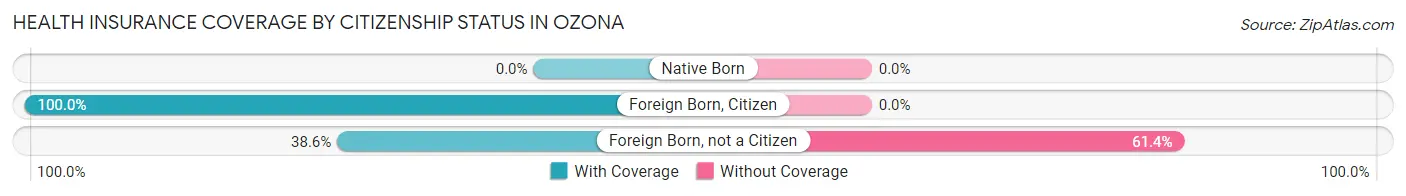 Health Insurance Coverage by Citizenship Status in Ozona