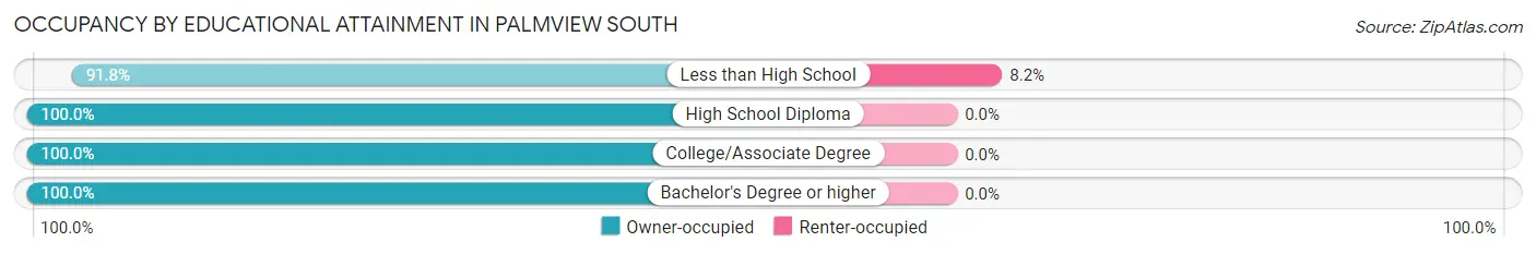Occupancy by Educational Attainment in Palmview South