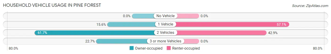 Household Vehicle Usage in Pine Forest