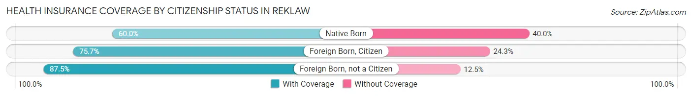 Health Insurance Coverage by Citizenship Status in Reklaw