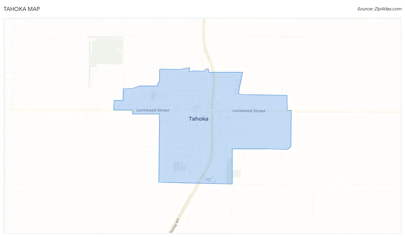 Tahoka Map