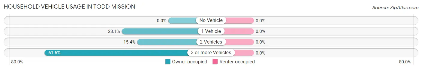 Household Vehicle Usage in Todd Mission