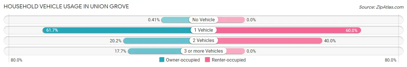Household Vehicle Usage in Union Grove