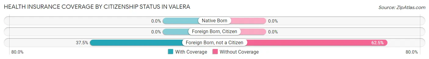 Health Insurance Coverage by Citizenship Status in Valera