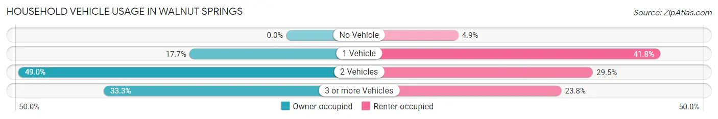 Household Vehicle Usage in Walnut Springs