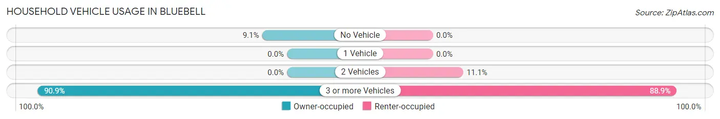 Household Vehicle Usage in Bluebell