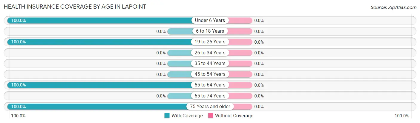 Health Insurance Coverage by Age in Lapoint