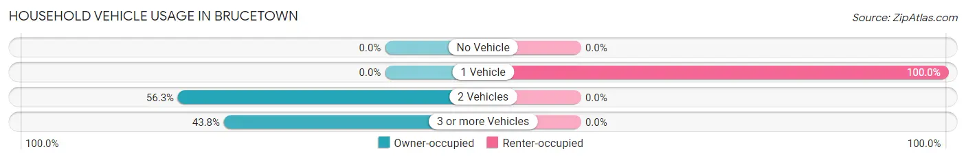 Household Vehicle Usage in Brucetown