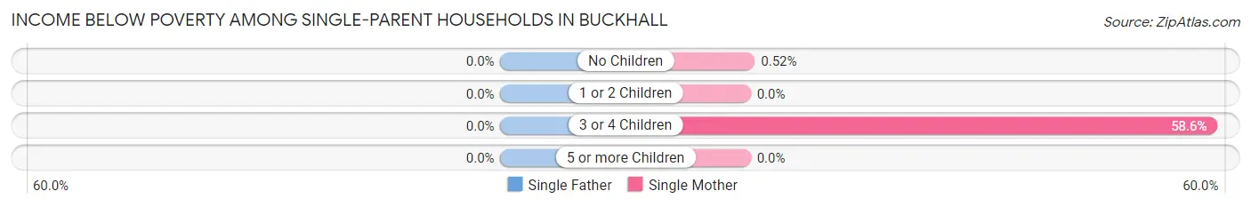 Income Below Poverty Among Single-Parent Households in Buckhall